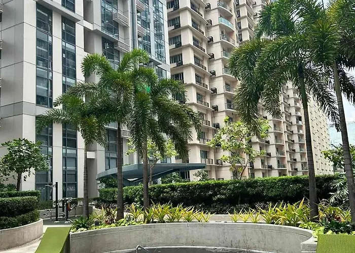 Apartment Elivion Staycations In Mckinley Hill Bgc With Pool Near Venice Mall