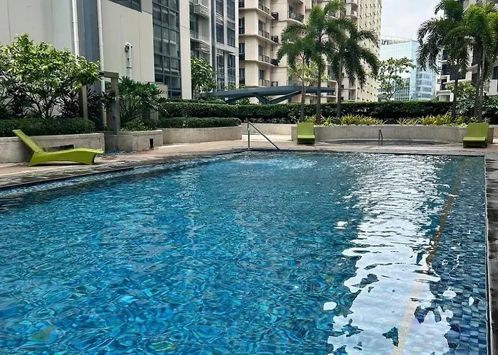 Elivion Staycations In Mckinley Hill Bgc With Pool Near Venice Mall Apartment